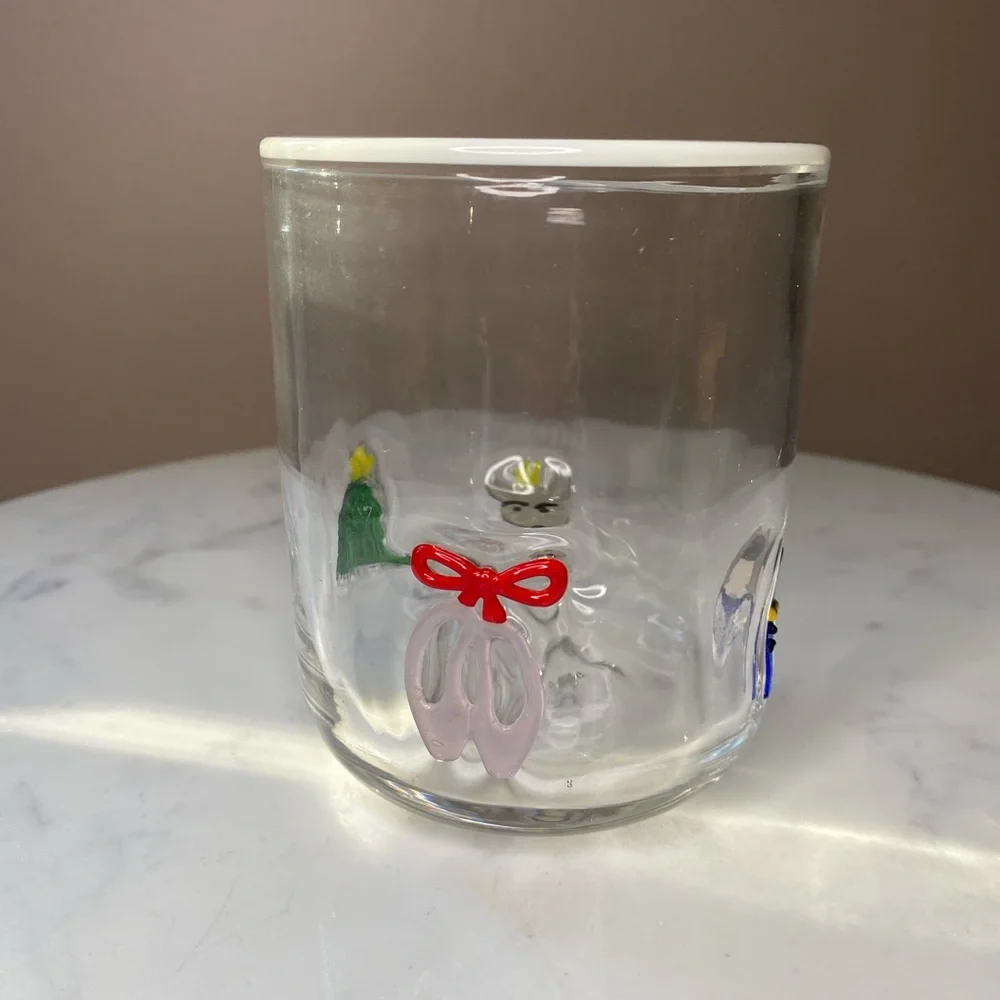 3 RARE Anthropologie Misprint Festive Icon Glasses - Nutcracker/Ballerina Flats - Picture 7 of 11